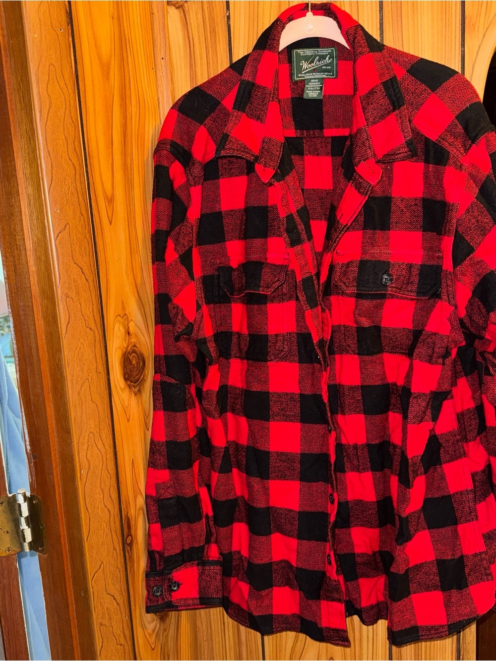 Woolrich Red & Black Buffalo Plaid Button-Up Shirt